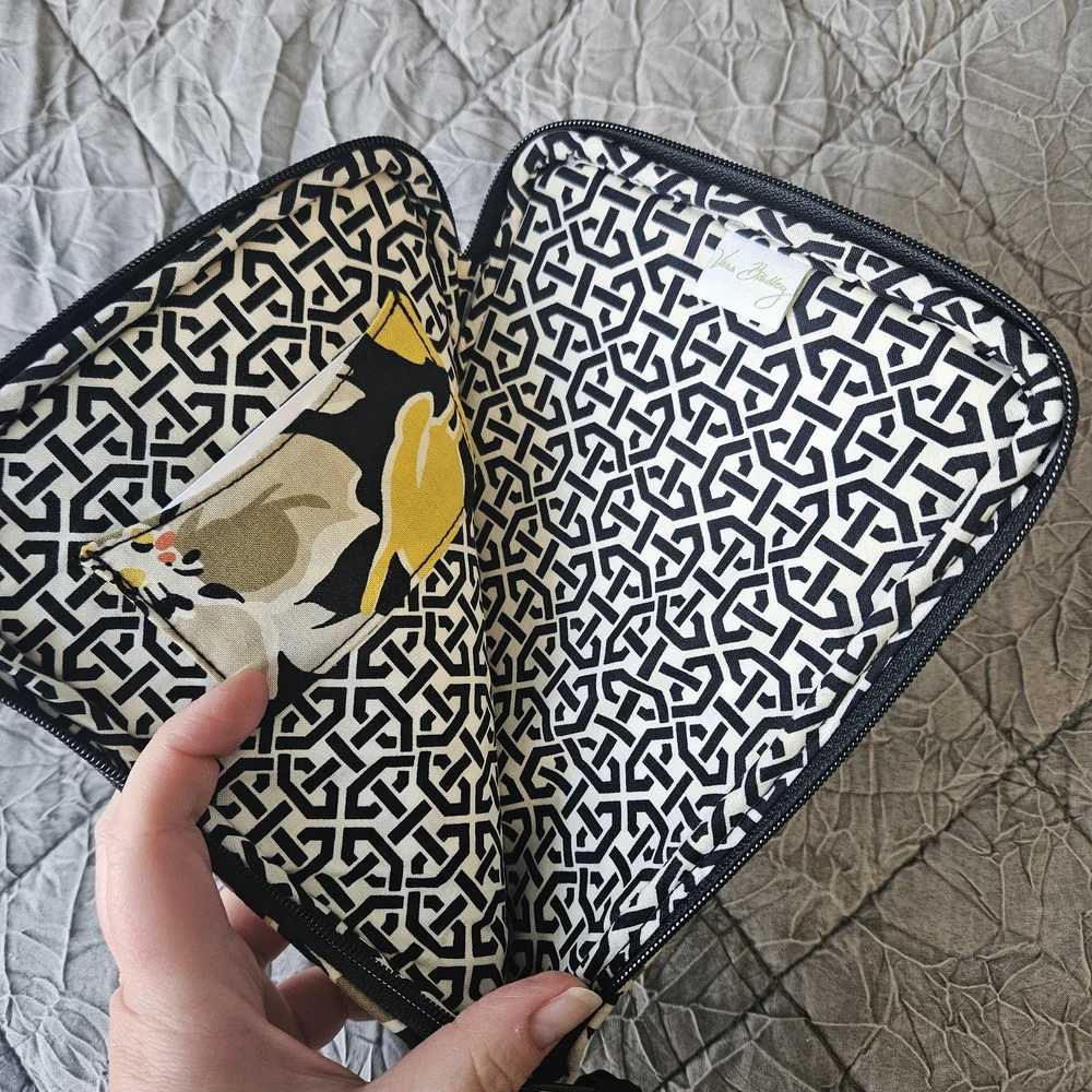 Vera Bradley Geometric Black and White Patterned Fabric